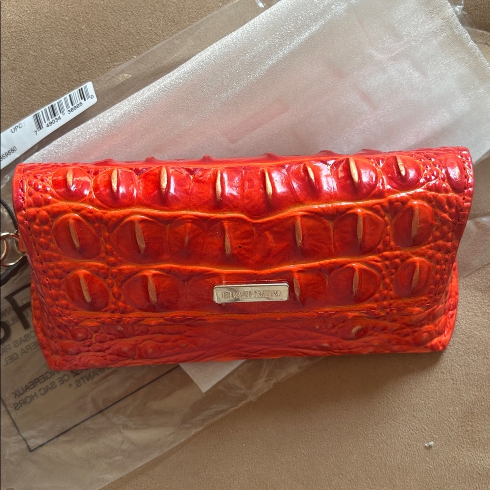 Brahmin Elora Eyeglass Case – Red Flame Melbourne NWT
